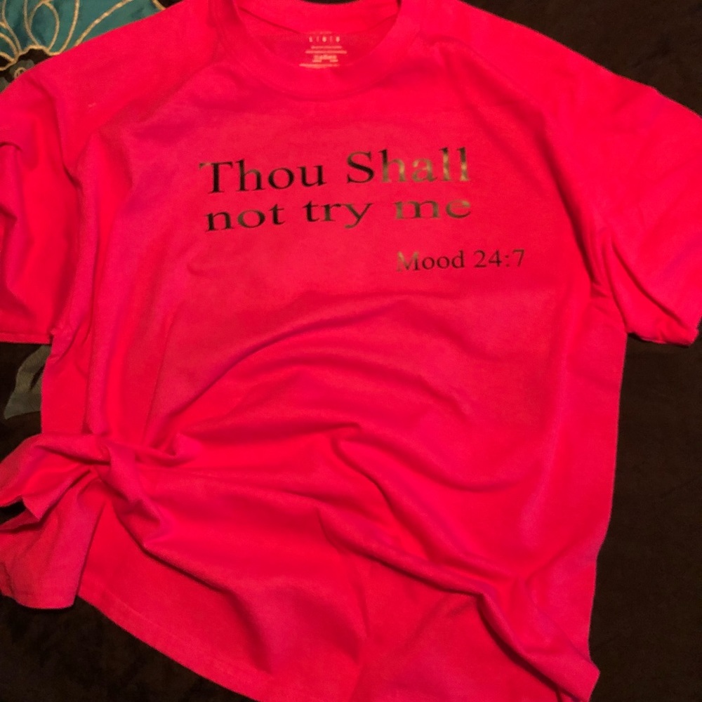 Made to order “Thou Shall Not try me”
